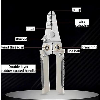 GripLoxio™ Multi-functional Wire Stripper & Cutter